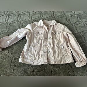 Maurices Blush Pink Denim Jacket
